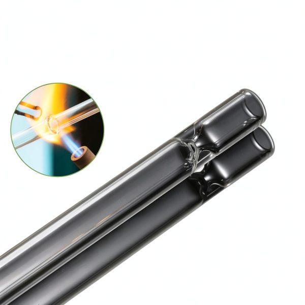 HONKID Borosilicate Glass Tubes Clear 4"L x 0.47"W-5