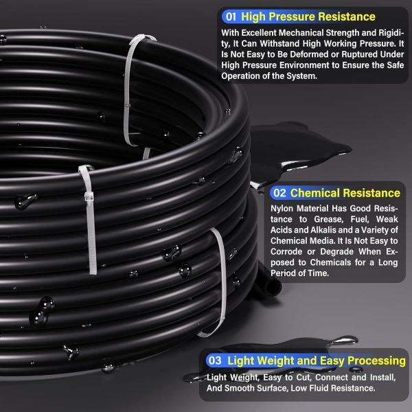 Nylon Air Hose TAILONZ PNEUMATIC Industrial Tubing 362 PSI-3