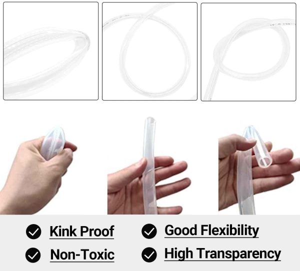 Geowaky PVC Tubing Clear Flexible Industrial Plastic Hose-2