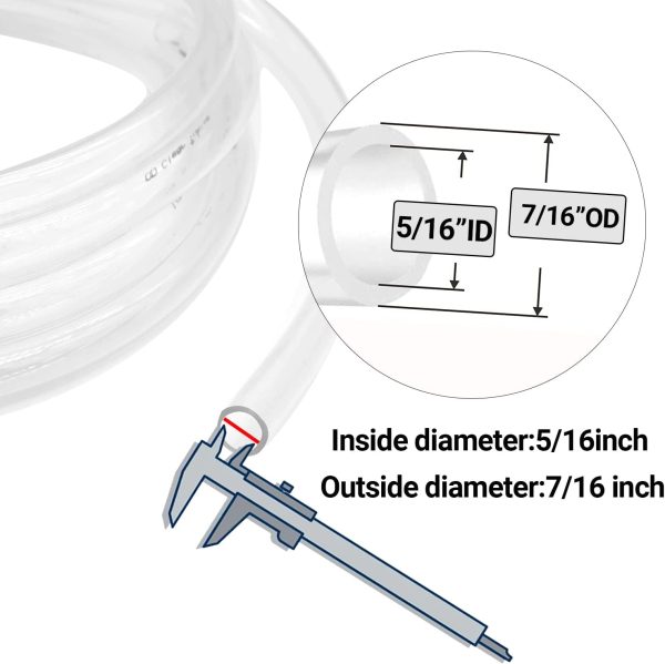 Geowaky PVC Tubing Clear Flexible Industrial Plastic Hose-1