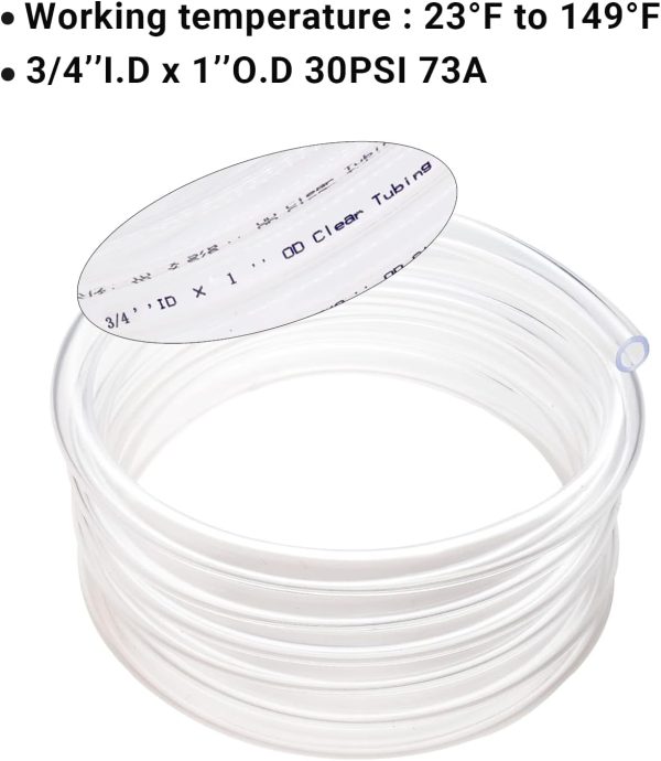Geowaky PVC Tubing Clear Vinyl Industrial Plastic Hose-4