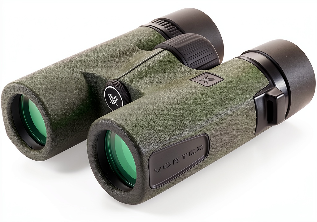 Vortex Bantam HD Youth Binoculars in a forest setting