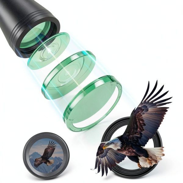 20x Binoculars RONHAN Black Waterproof Compact-1