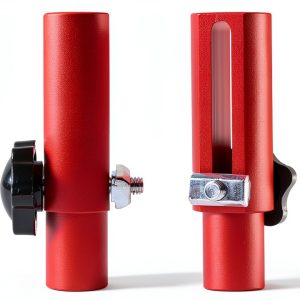 T-Track Hold Down Clamp 2 Pack by JCFANTS Red Aluminum Universal Clamp-0