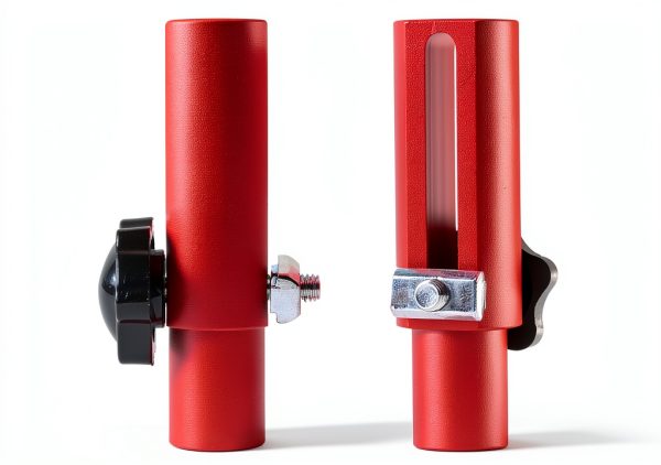 T-Track Hold Down Clamp 2 Pack by JCFANTS Red Aluminum Universal Clamp-0