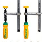 MatchFit Dovetail Clamps by MICROJIG Green Metal Hold Down Clamp Set-0