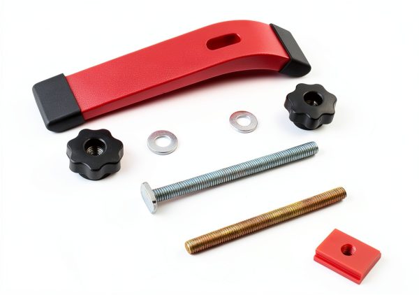 Aluminum T Track Hold Down Clamp KETIPED Red 6.3L x 1.3W-1