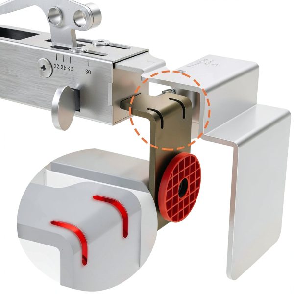 Fivalo Drawer Front Clamps 2-In-1 Jig, Stainless Steel, 2pcs-4