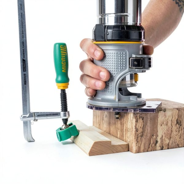 Matchfit Dovetail Clamp MICROJIG 2-In-1 Hold Down 8.5" Green-7