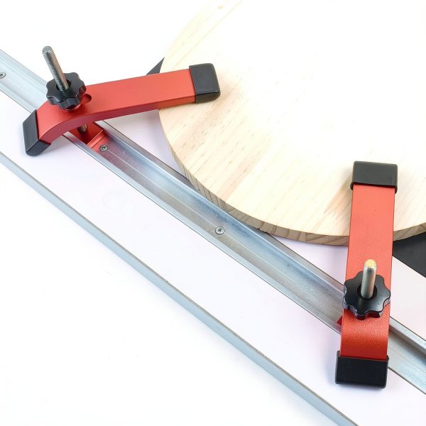 Aluminum T Track Hold Down Clamp KETIPED Red 6.3L x 1.3W-4