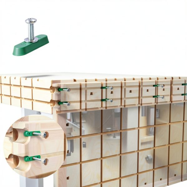 MatchFit Dovetail Clamps by MICROJIG Green Metal Hold Down Clamp Set-5