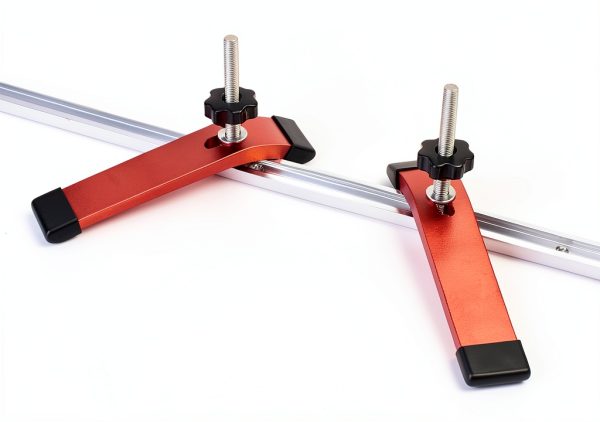 Aluminum T Track Hold Down Clamp KETIPED Red 6.3L x 1.3W-5