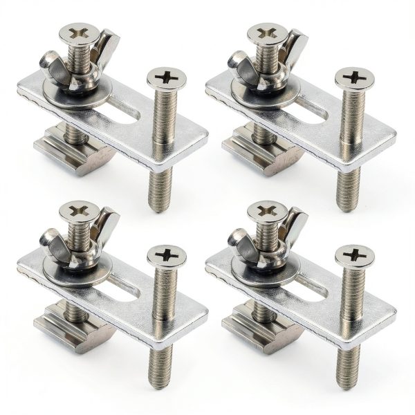 Genmitsu 4PCS T-track Mini Hold Down Clamp Kit, Compatible with 3018-PRO/3018-MX3/3018-PROVer CNC Router Machine-0