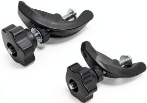 T Track Hold Down Clamp Gabasinover Steel 6 Star Knob Black-0