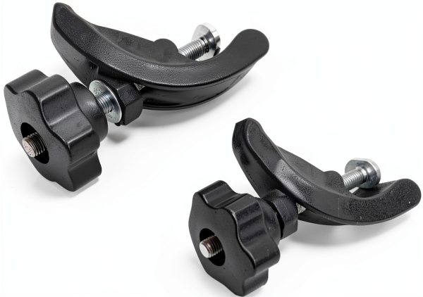 T Track Hold Down Clamp Gabasinover Steel 6 Star Knob Black-0