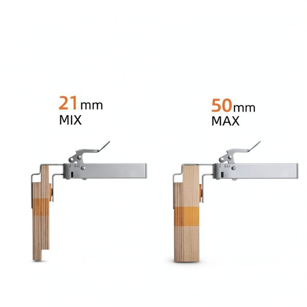 Fivalo Drawer Front Clamps 2-In-1 Jig, Stainless Steel, 2pcs-2
