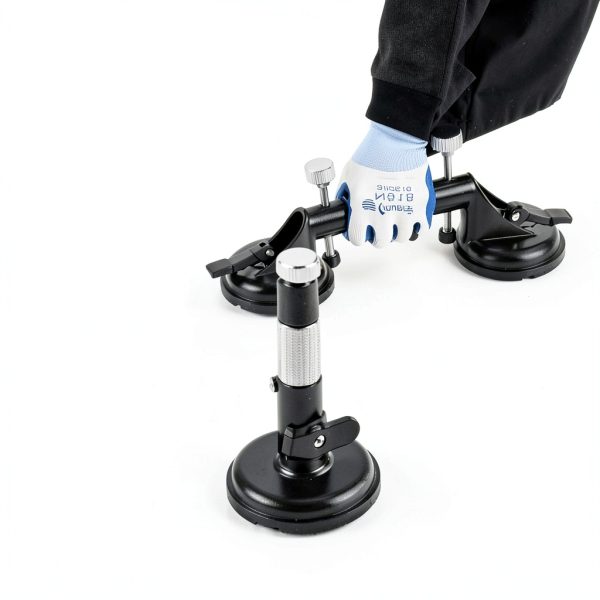 2026 Upgraded Adjustable Granite Seam Setter with Vacuum Suction Cups for Seam Joining and Leveling, Floor Suction Cup Countertop Installation Tool for Granite, Marble, Stone, Slab, and Glass-2