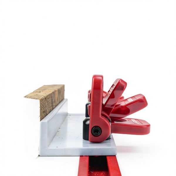 Milescraft Cam Stops XL 2-Pack T-Track Long Stops Anodized Red-4
