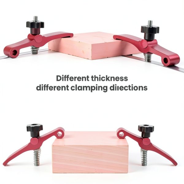 T-Track Hold Down Clamp NYMOLABS CLP-80MM Red Aluminum 80mm Length-3
