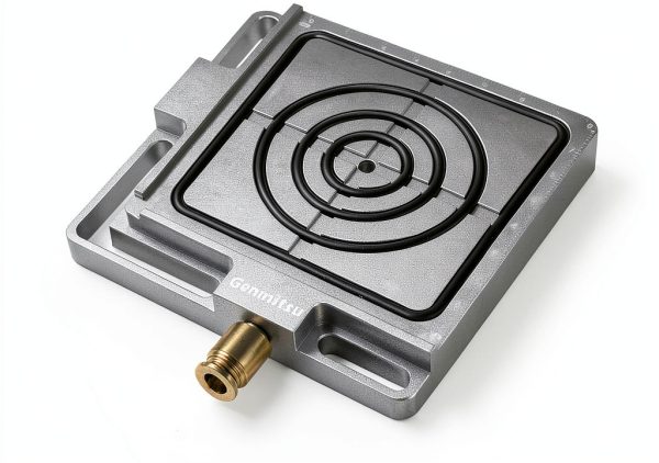 SainSmart Genmitsu Vacuum Clamp Pod Aluminum CNC Hold Down Kit 4.7x4in-0
