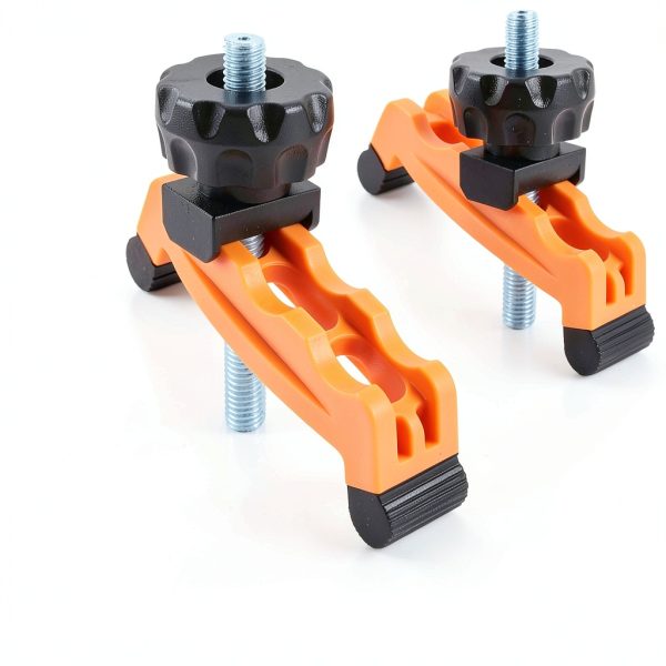 O'SKOOL Multi-Positionable T-Track Hold Down Clamp Kit for CNC Router, Metalworking and Woodworking T-Slot T-Track, 2 Pack, TT13-4