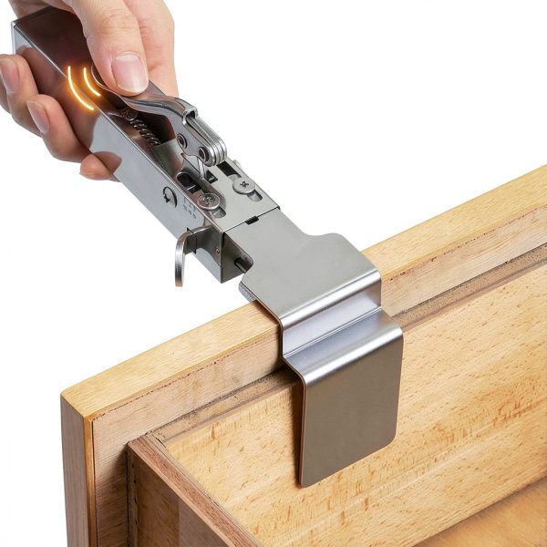 Adjustable Drawer Fixing Clamp JZ.LTD Stainless Steel 2‑Piece Clips-1