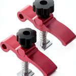 T-Track Hold Down Clamp NYMOLABS CLP-80MM Red Aluminum 80mm Length-0