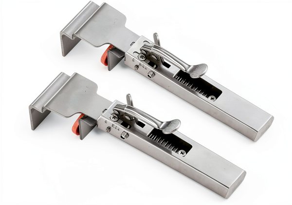 Adjustable Drawer Fixing Clamp JZ.LTD Stainless Steel 2‑Piece Clips-0