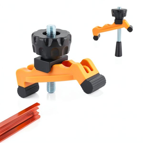 O'SKOOL Multi-Positionable T-Track Hold Down Clamp Kit for CNC Router, Metalworking and Woodworking T-Slot T-Track, 2 Pack, TT13-5