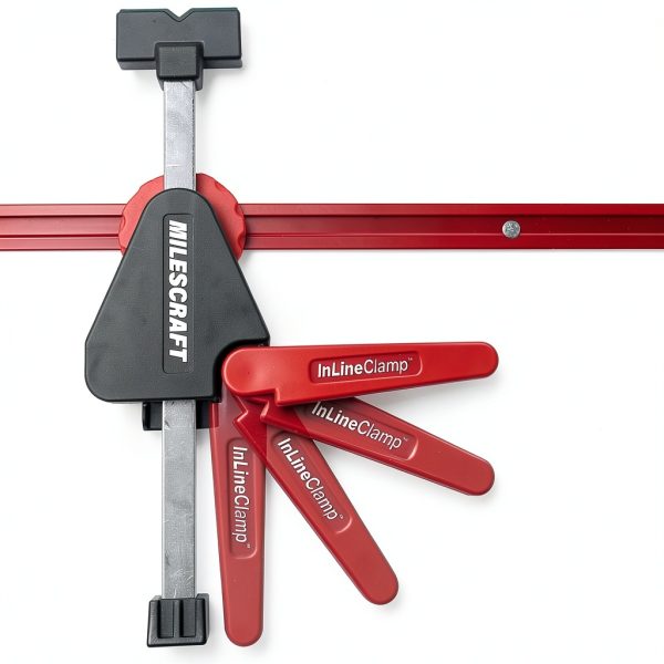 Milescraft 4030 InLine Clamps T Track Clamp 2 Pack Adjustable for-4