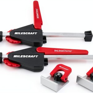Milescraft 4030 InLine Clamps T Track Clamp 2 Pack Adjustable for-0