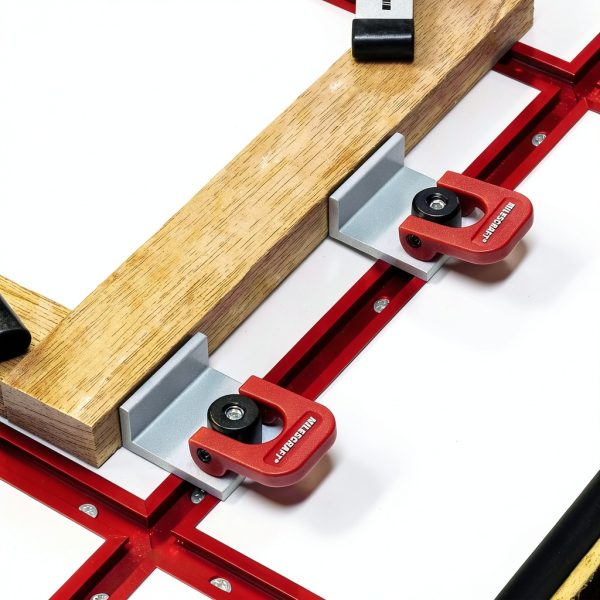 Milescraft 4030 InLine Clamps T Track Clamp 2 Pack Adjustable for-6