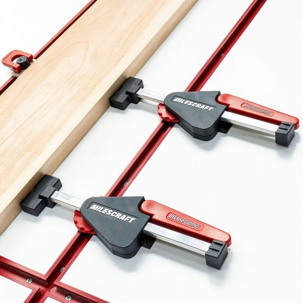 Milescraft 4030 InLine Clamps T Track Clamp 2 Pack Adjustable for-3
