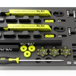 BOW Products Low Profile Clamping Kit - For Use on CNC Machines, MFT Tables, Dog Tables, T-Track Tables and Work Benches - Includes Hold Down Clamps, Fences, Interchangeable Tips and Hardware-0