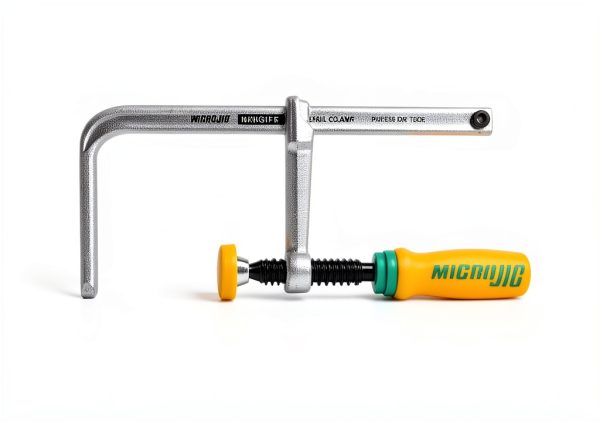MICROJIG MatchFit Dovetail Clamps, Woodworking Track System Tools, DVC-538K2, 2-Pack, Yellow/Green-8